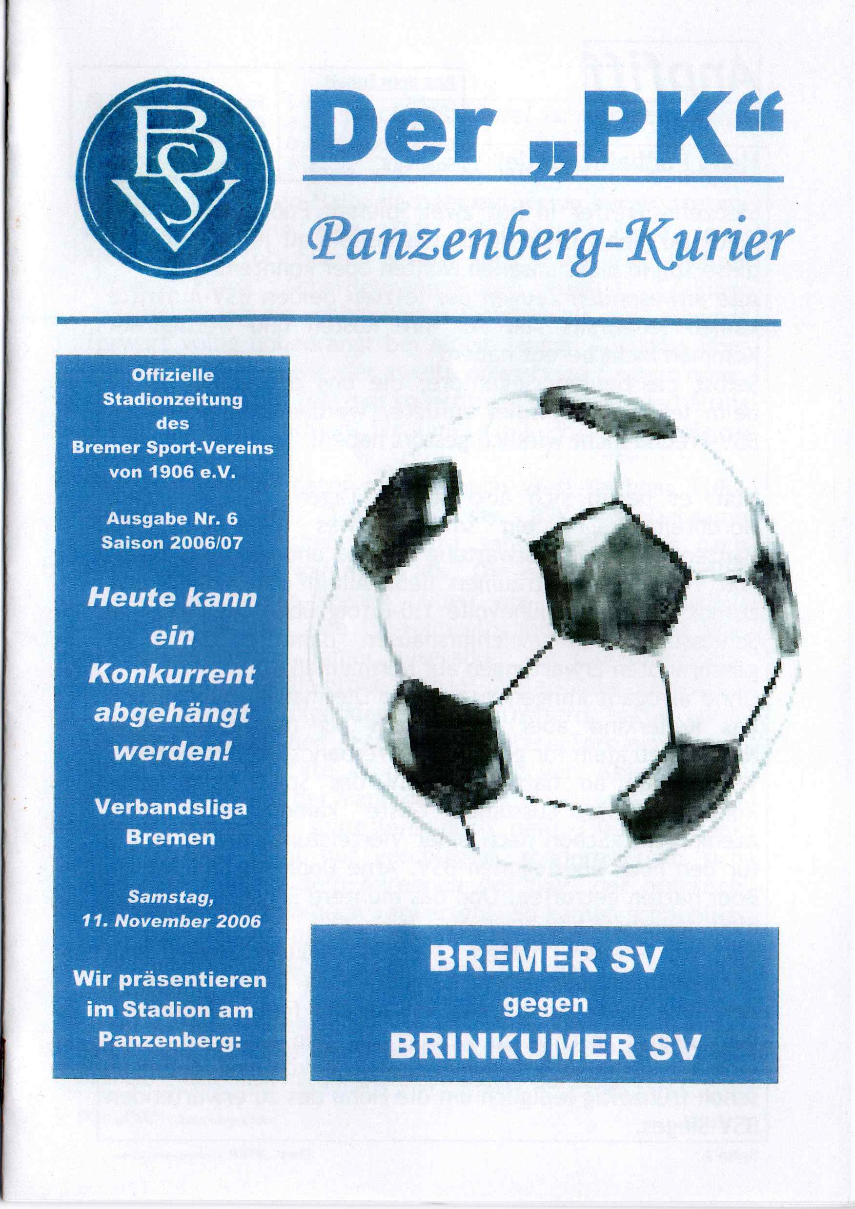 10. Spieltag [11.11.2006] Bremer SV vs. Brinkumer SV