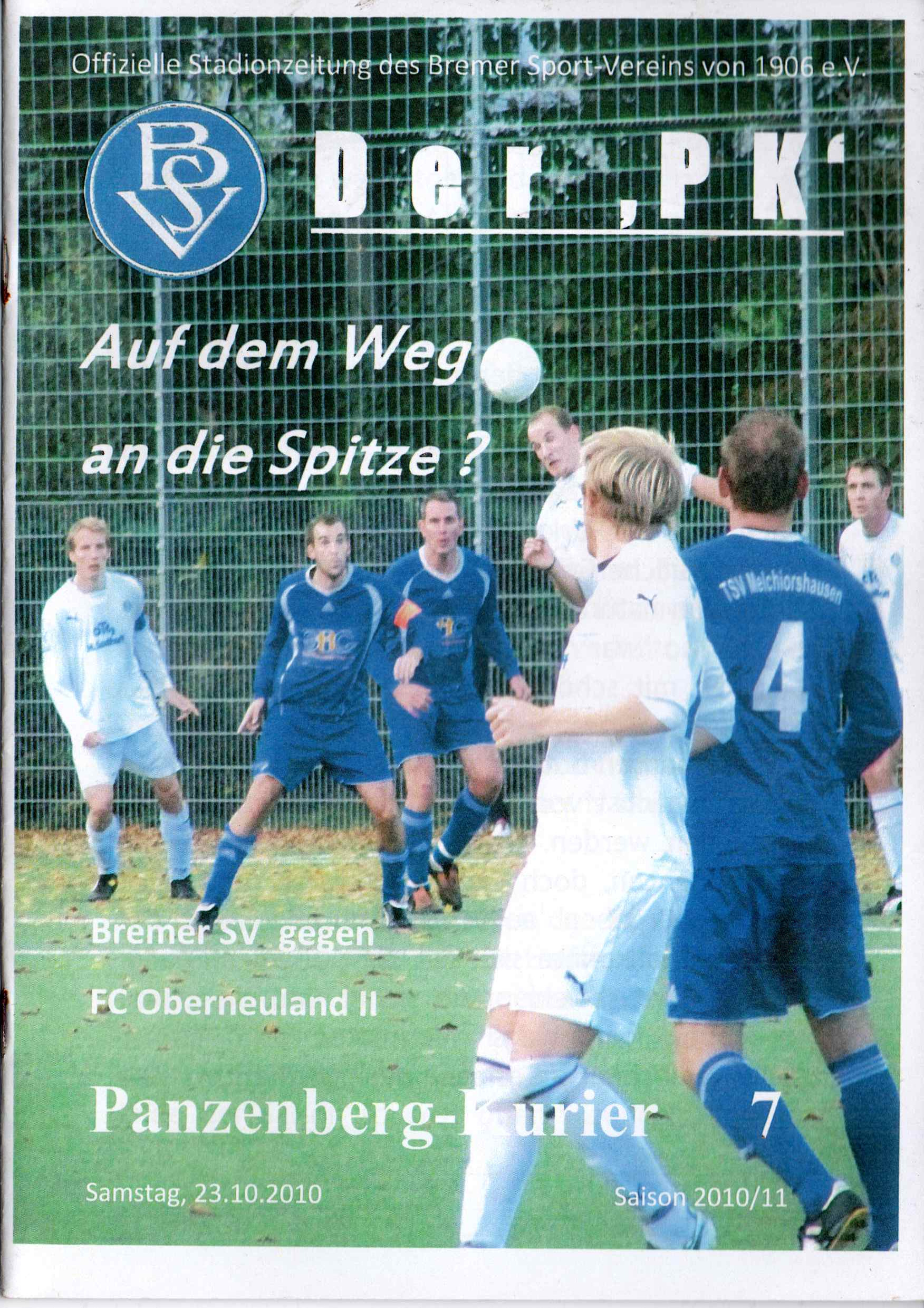11. Spieltag [23.10.2010] Bremer SV vs. FC Oberneuland II