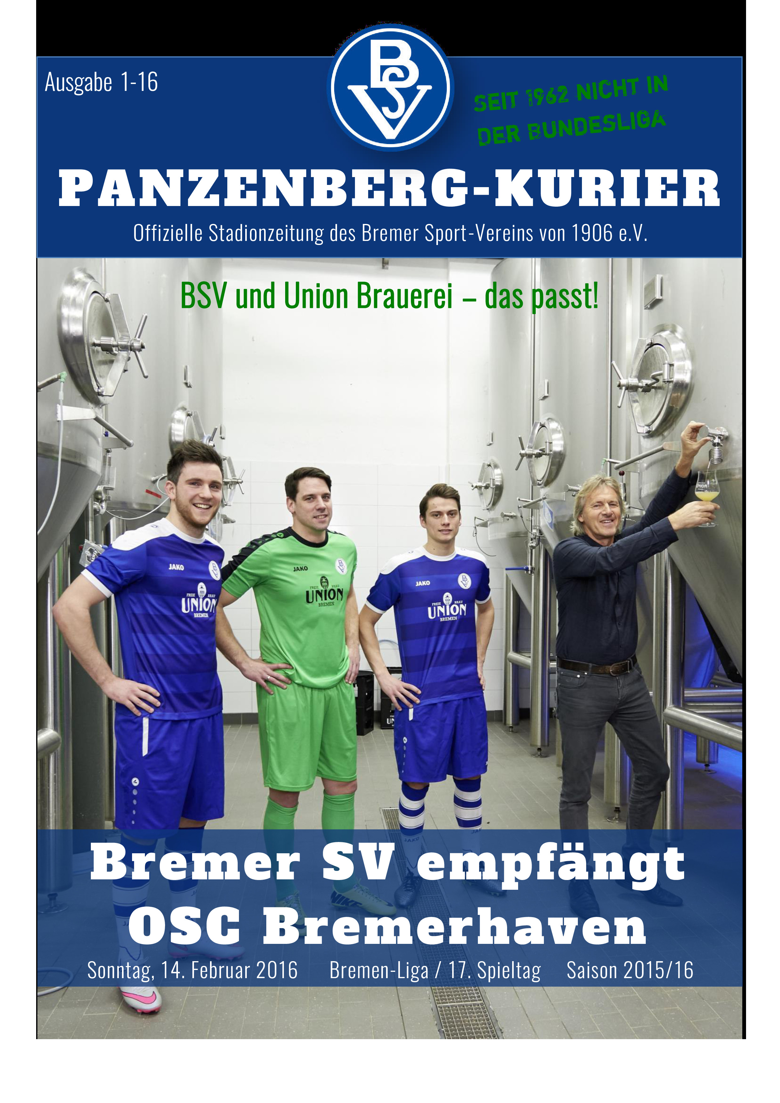 17. Spieltag [14.02.2016] Bremer SV vs. OSC Bremerhaven