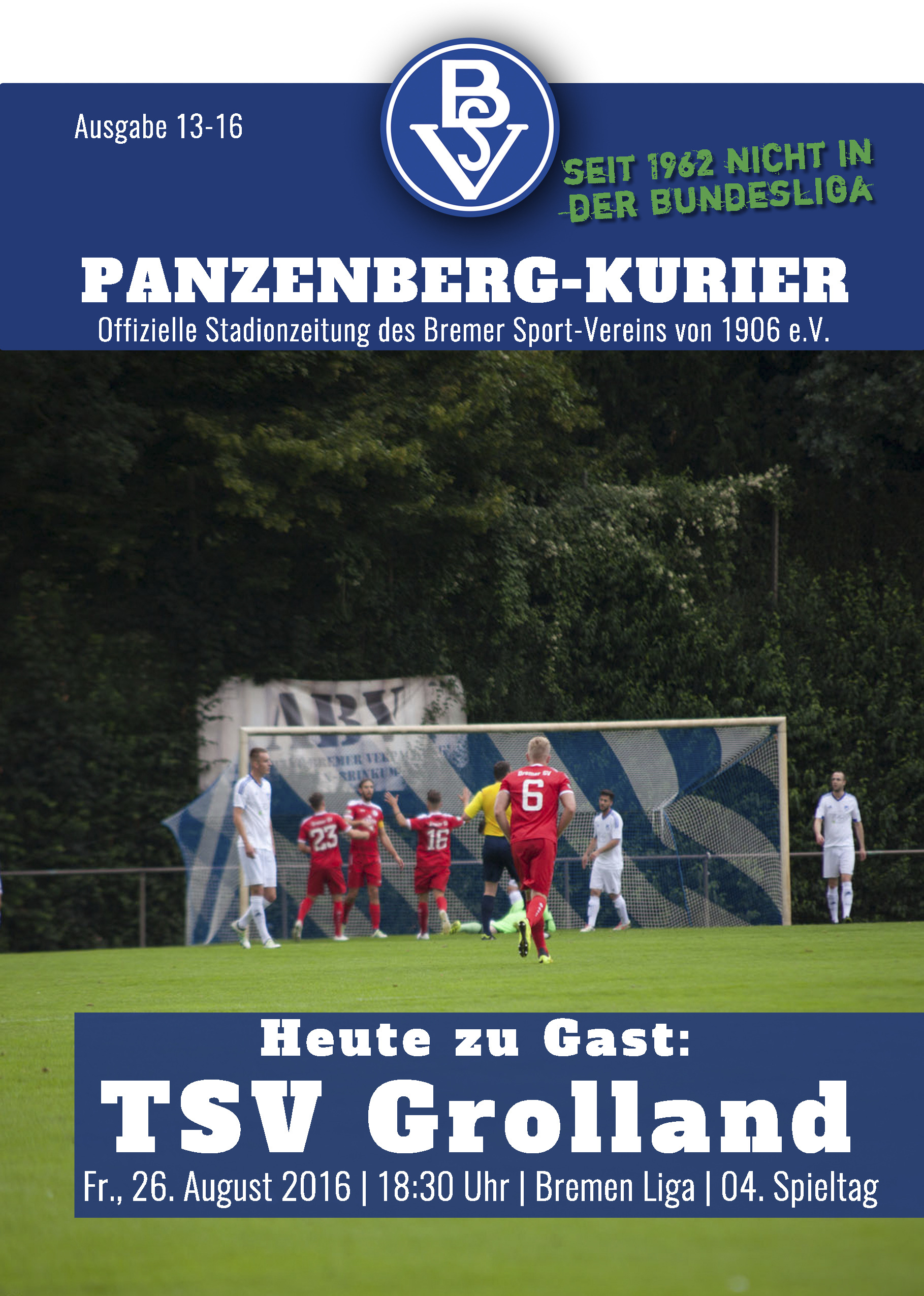 04. Spieltag [26.08.2016] Bremer SV vs. TSV Grolland