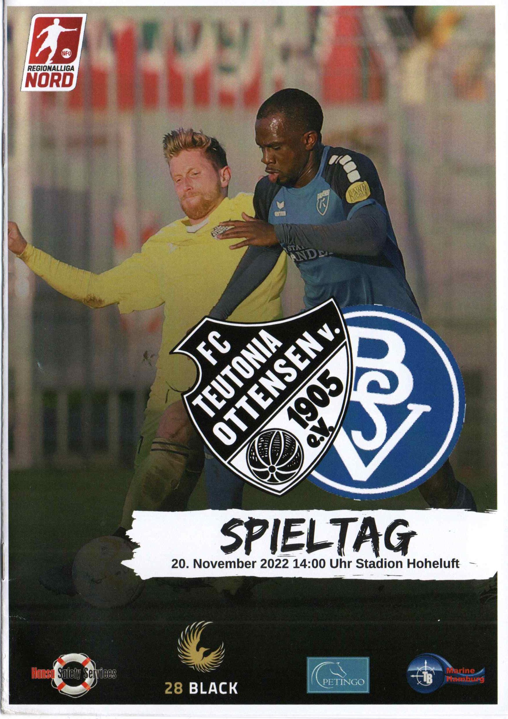 19.Spieltag [19.11.2022] FC Teutonia 05 Ottensen vs. Bremer SV