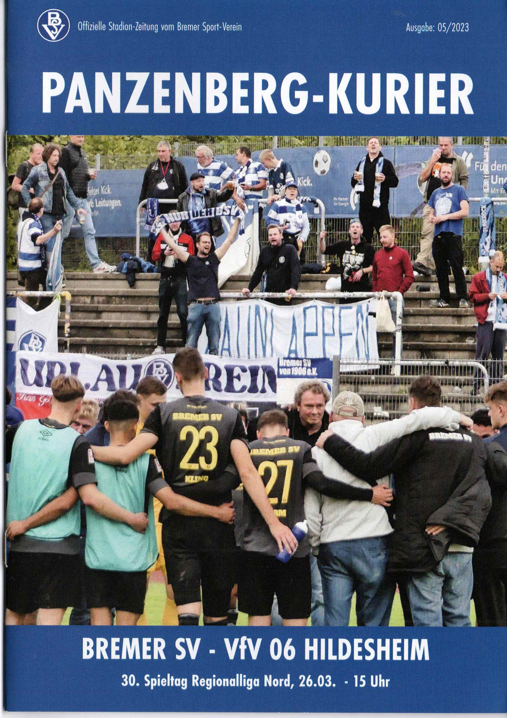 30. Spieltag [26.03.2023] Bremer SV vs. VfV Borussia 06 Hildesheim