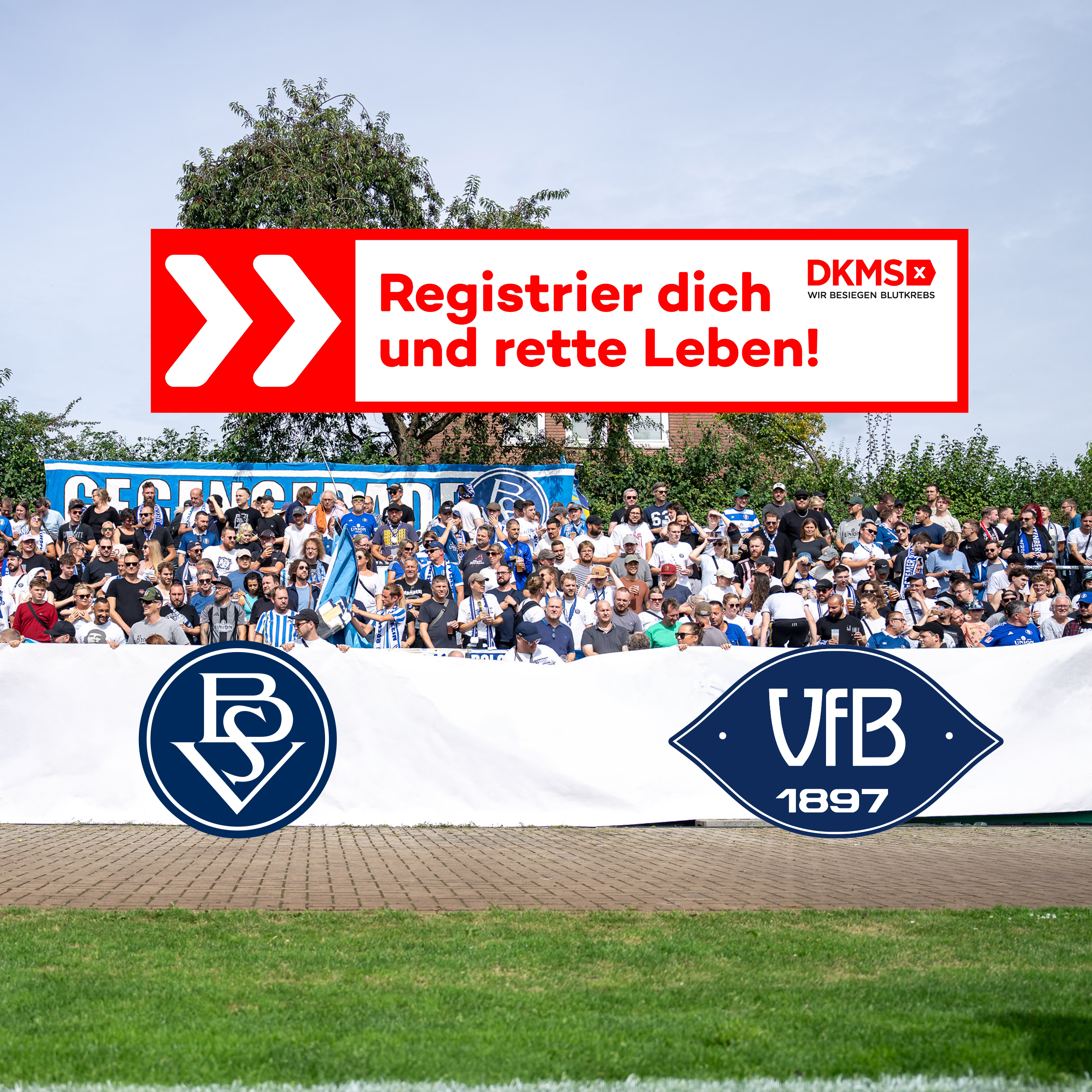 DKMS-Registrierungsaktion beim Spiel Bremer SV vs. VfB Oldenburg
